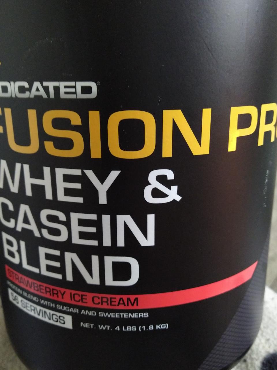 Fotografie - Dedicated Fusion Pro Whey & Casein Blend