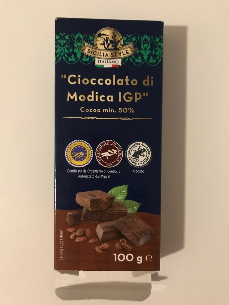 Fotografie - Italiamo Cioccolato di Modica IGP 50% cocoa