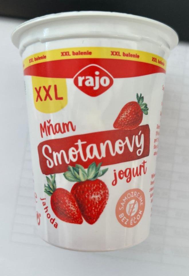 Fotografie - Mňam Smotanový jogurt jahoda Rajo