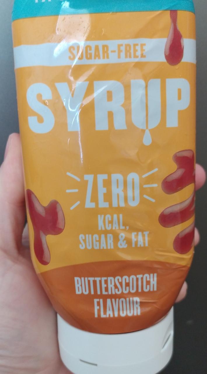 Fotografie - Syrup Zero Butterscotch MyProtein