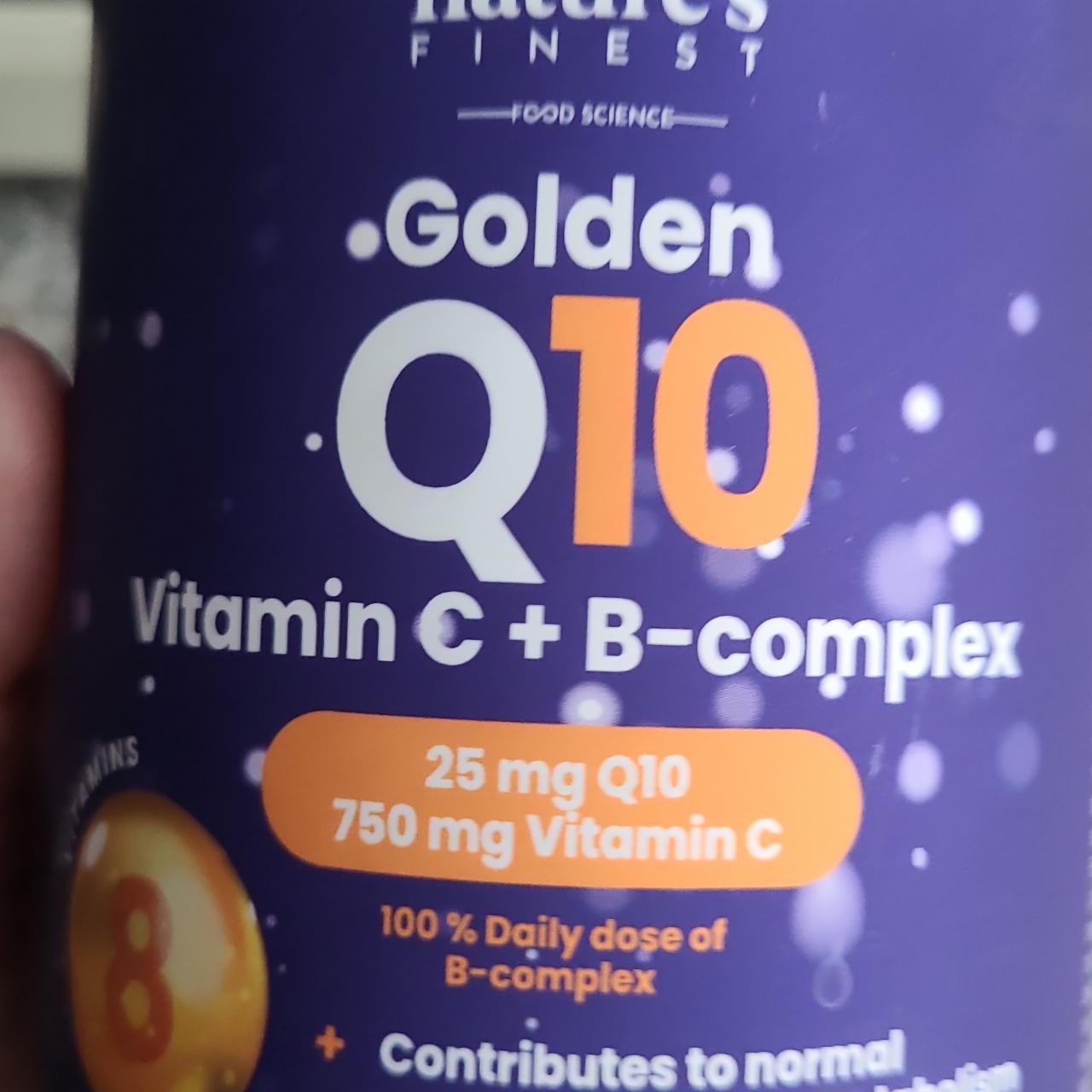 Fotografie - Golden Q10 vitamin C + B-complex Natures finest