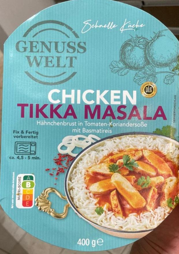 Fotografie - Chicken Tikka Masala Genuss Welt