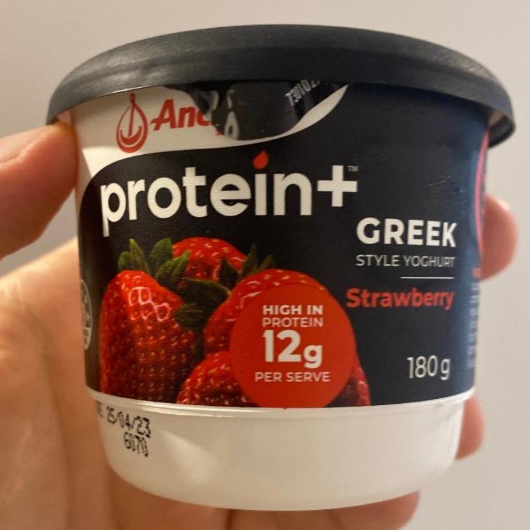 Fotografie - Protein+ Greek Style Yoghurt Strawberry Anchor