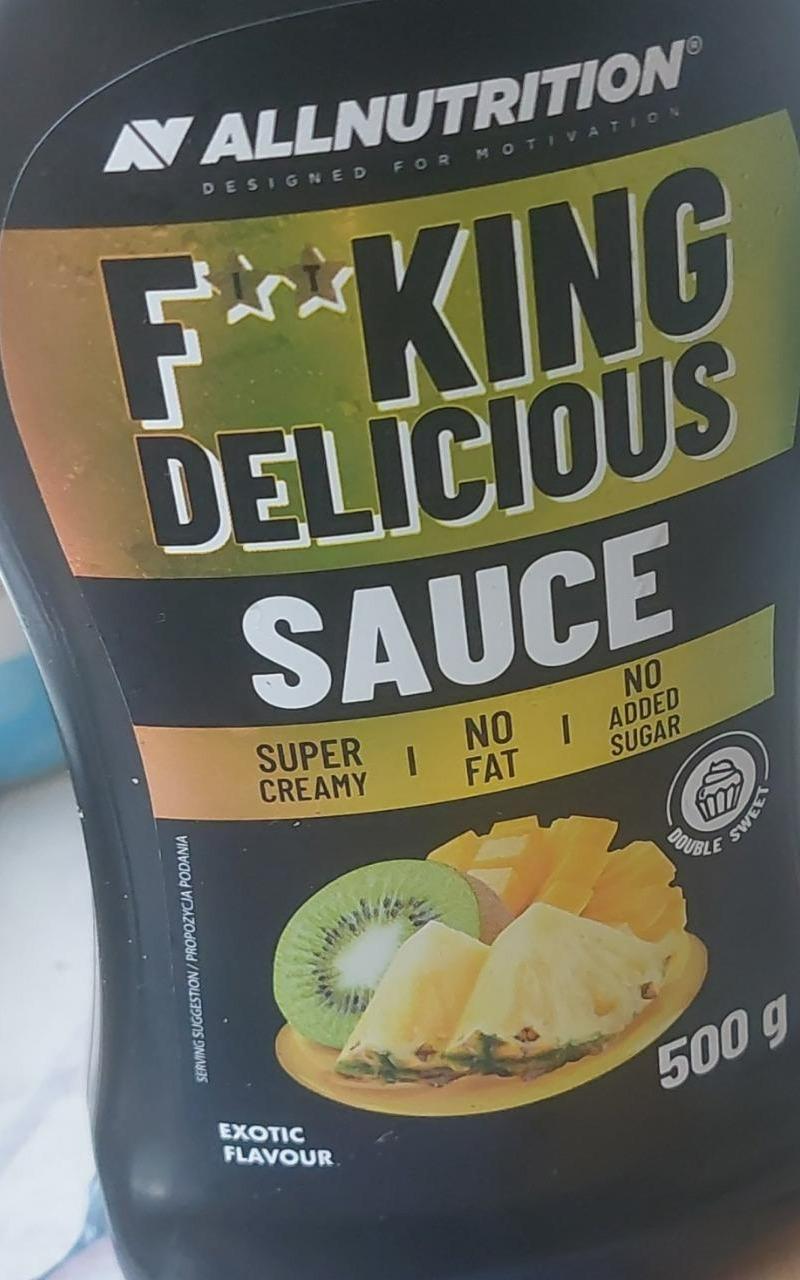 Fotografie - F**king delicious sauce exotic flavour Allnutrition