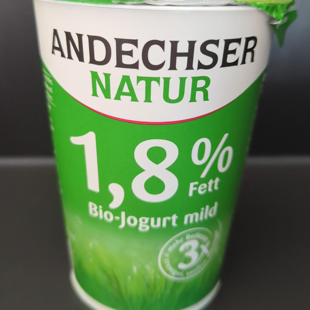 Fotografie - Andechser Natur Bio-Jogurt mild 1,8%