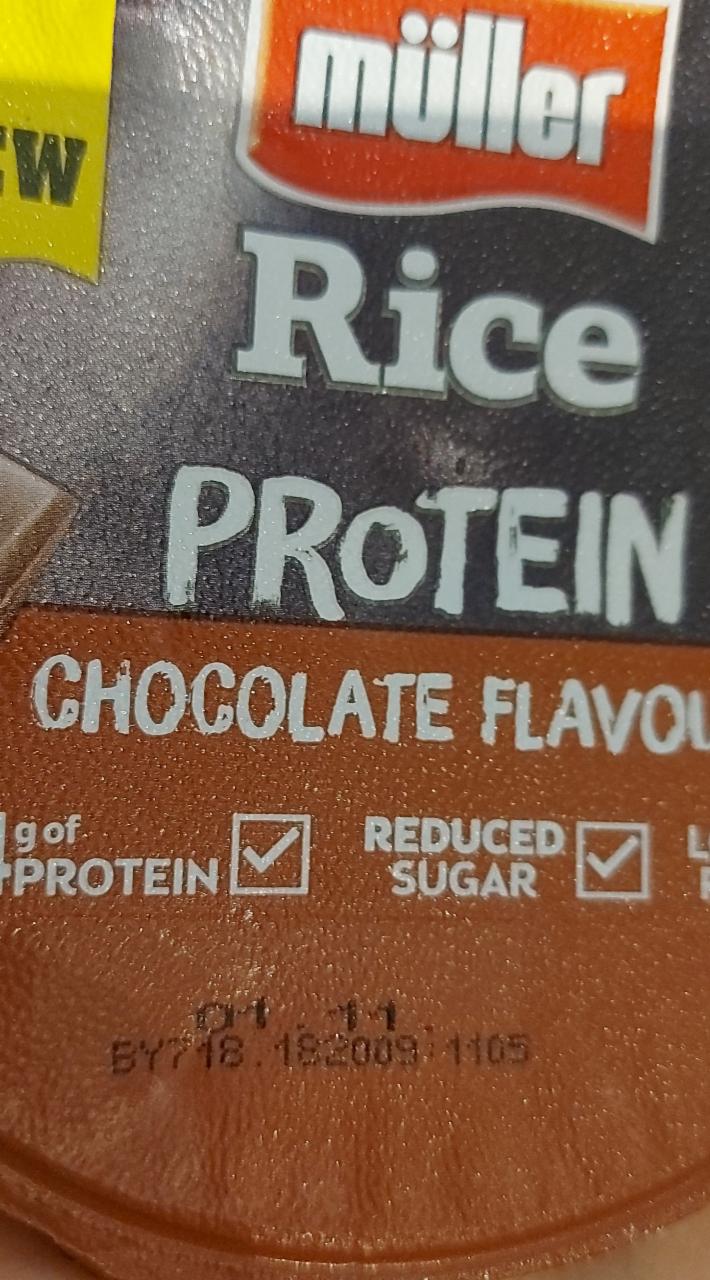 Fotografie - rice protein chocolate