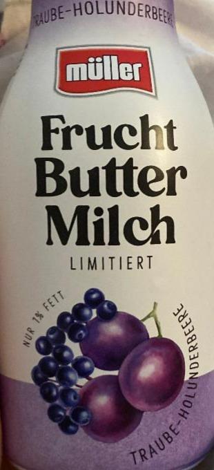 Fotografie - Frucht Butter Milch Limitiert - Traube-Holunderbeere Müller