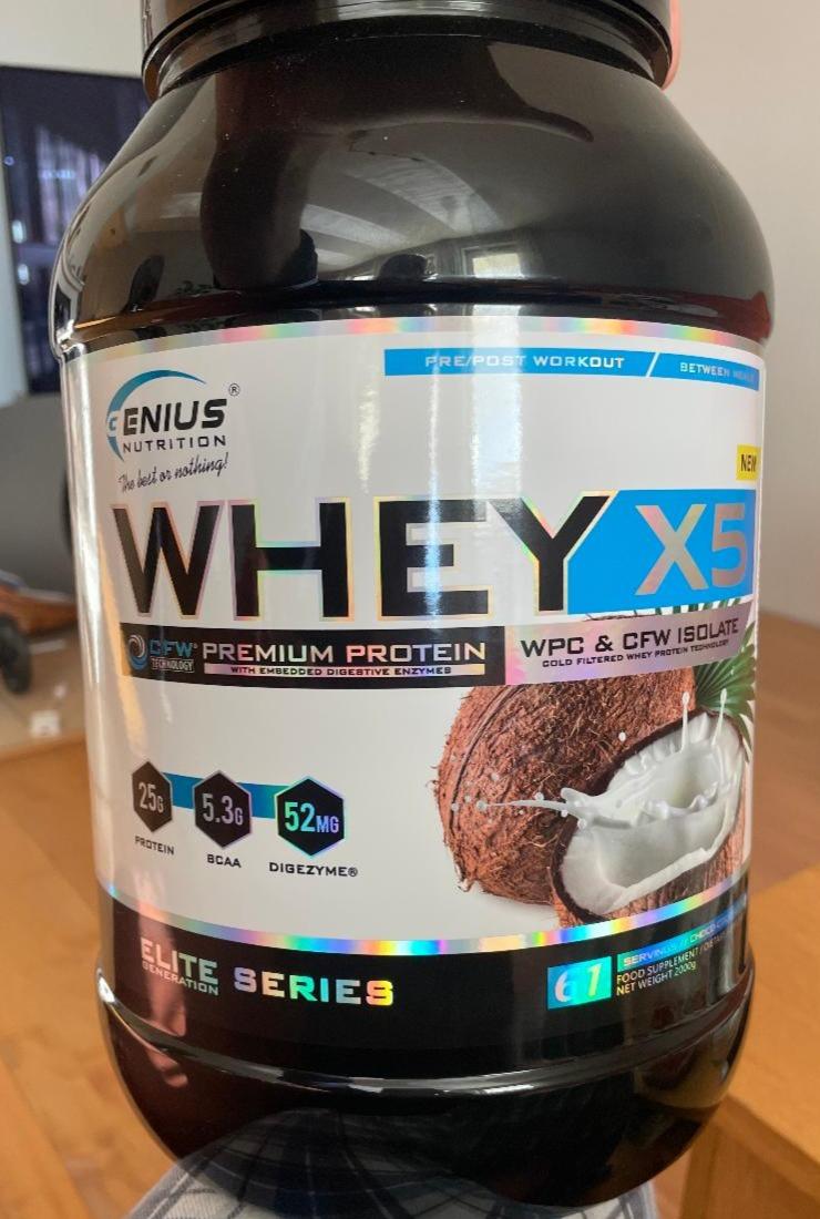 Fotografie - Whey X5 Choco Coco Genius Nutrition