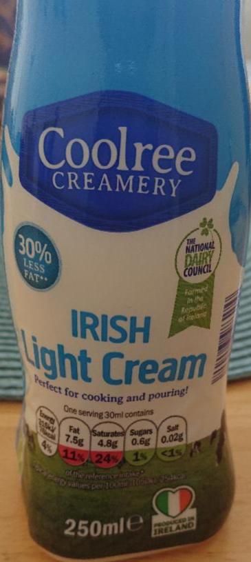 Fotografie - Coolree Creamery Irish Light Cream 