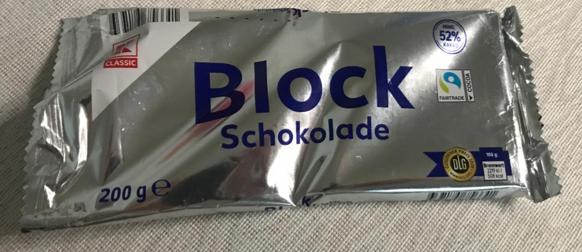 Fotografie - Block Schokolade