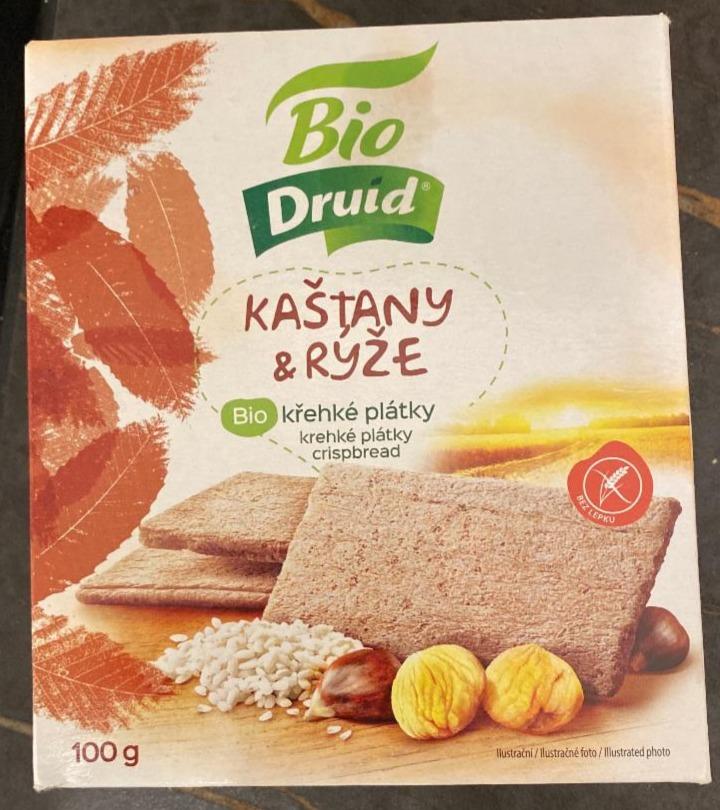 Fotografie - Kaštany & Rýže krehké plátky Bio Druid