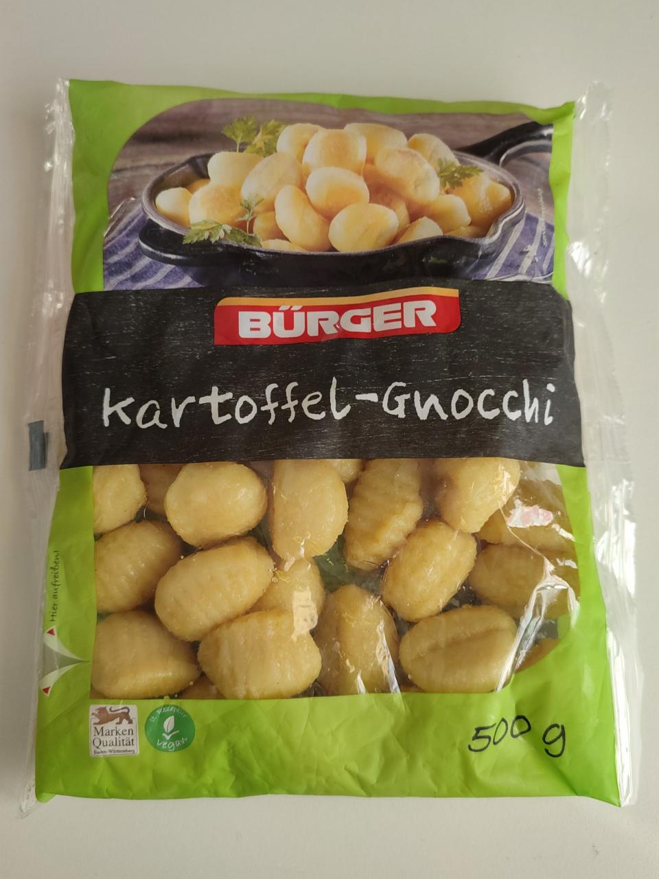 Fotografie - Kartoffel-Gnocchi burger