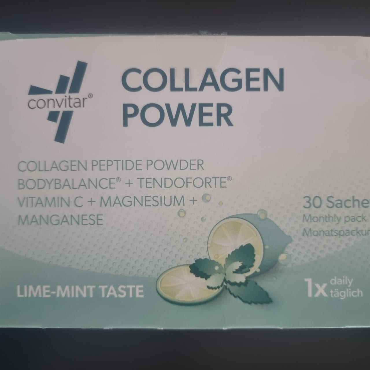 Fotografie - Collagen Power Lime-Mint Taste Convitar