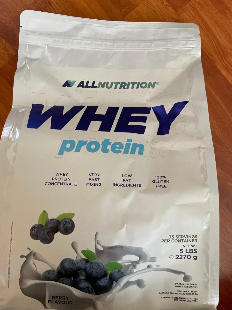 Fotografie - Whey protein berry flavour Allnutrition