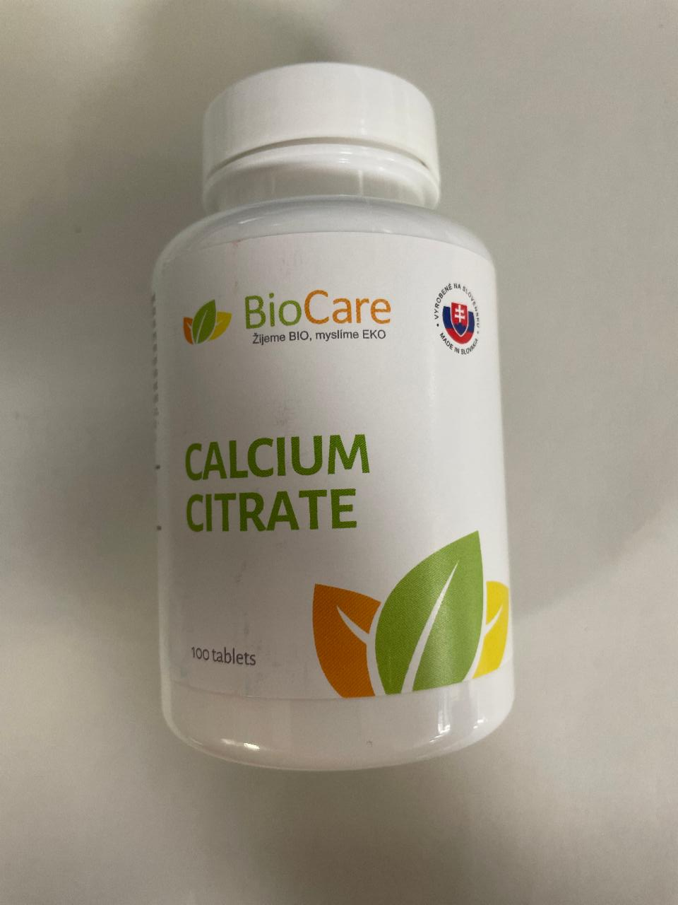 Fotografie - Calcium Citrate BioCare