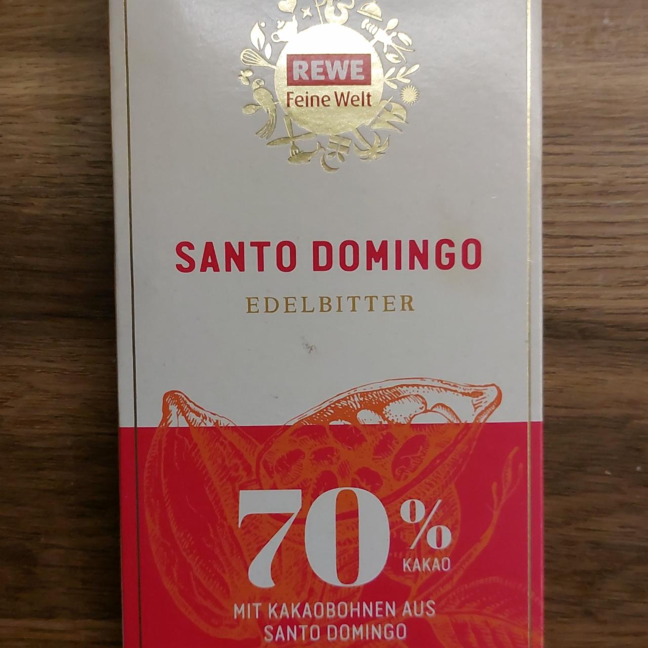 Fotografie - Santo Domingo Edelbitter 70% Rewe