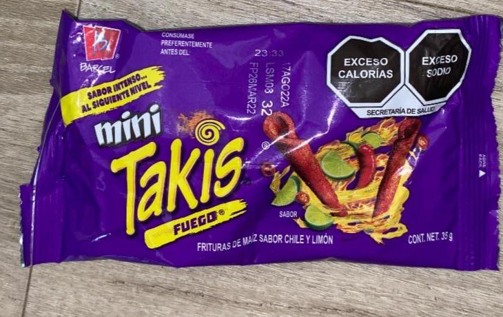 Fotografie - mini takis fuego