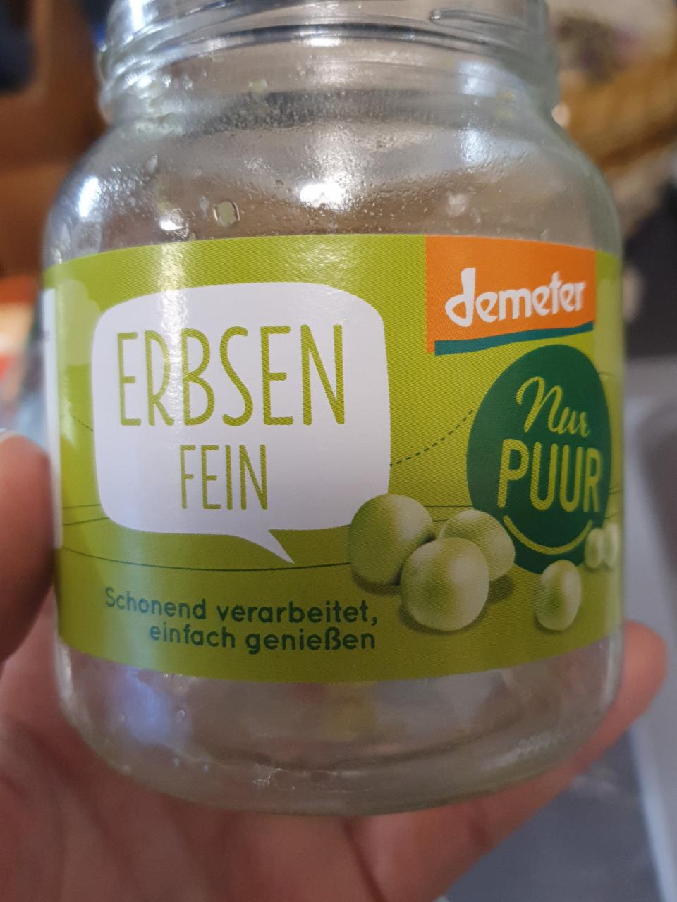 Fotografie - Erbsen fein demeter nur puur