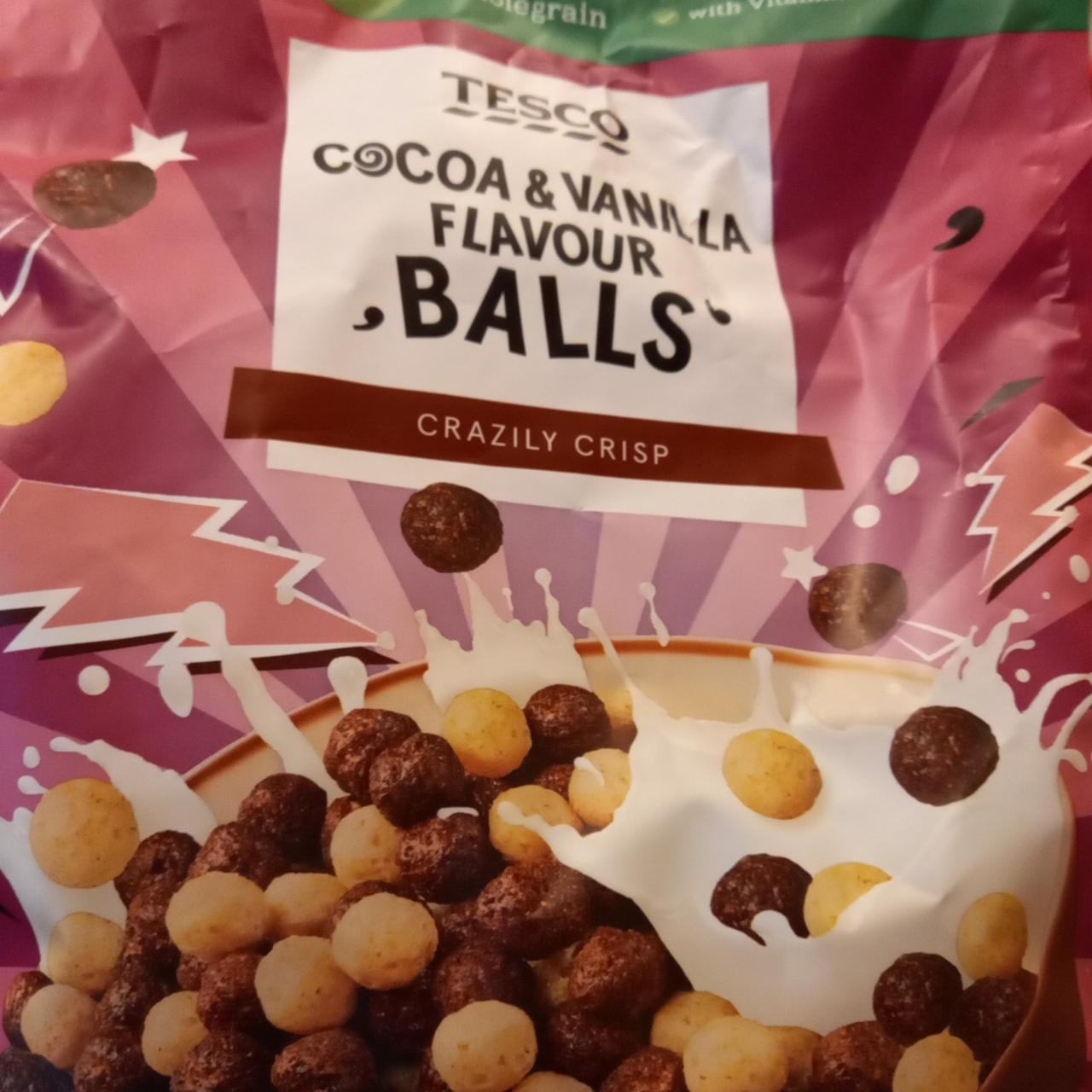 Fotografie - Cocoa & Vanilla flavour Balls Tesco