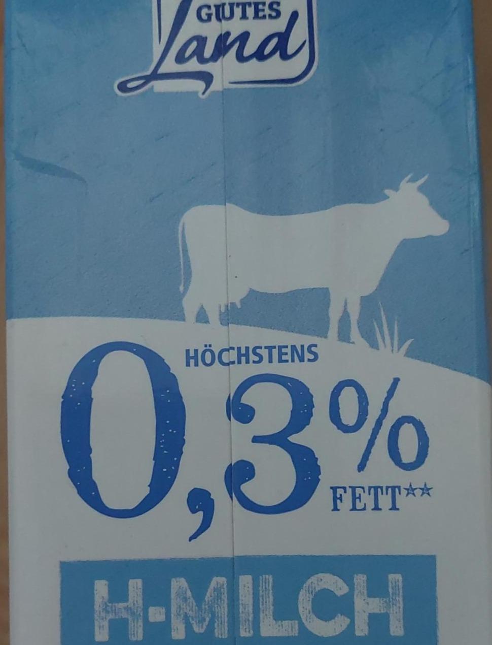 Fotografie - H-Milch 0,3% Fett Gutes Land