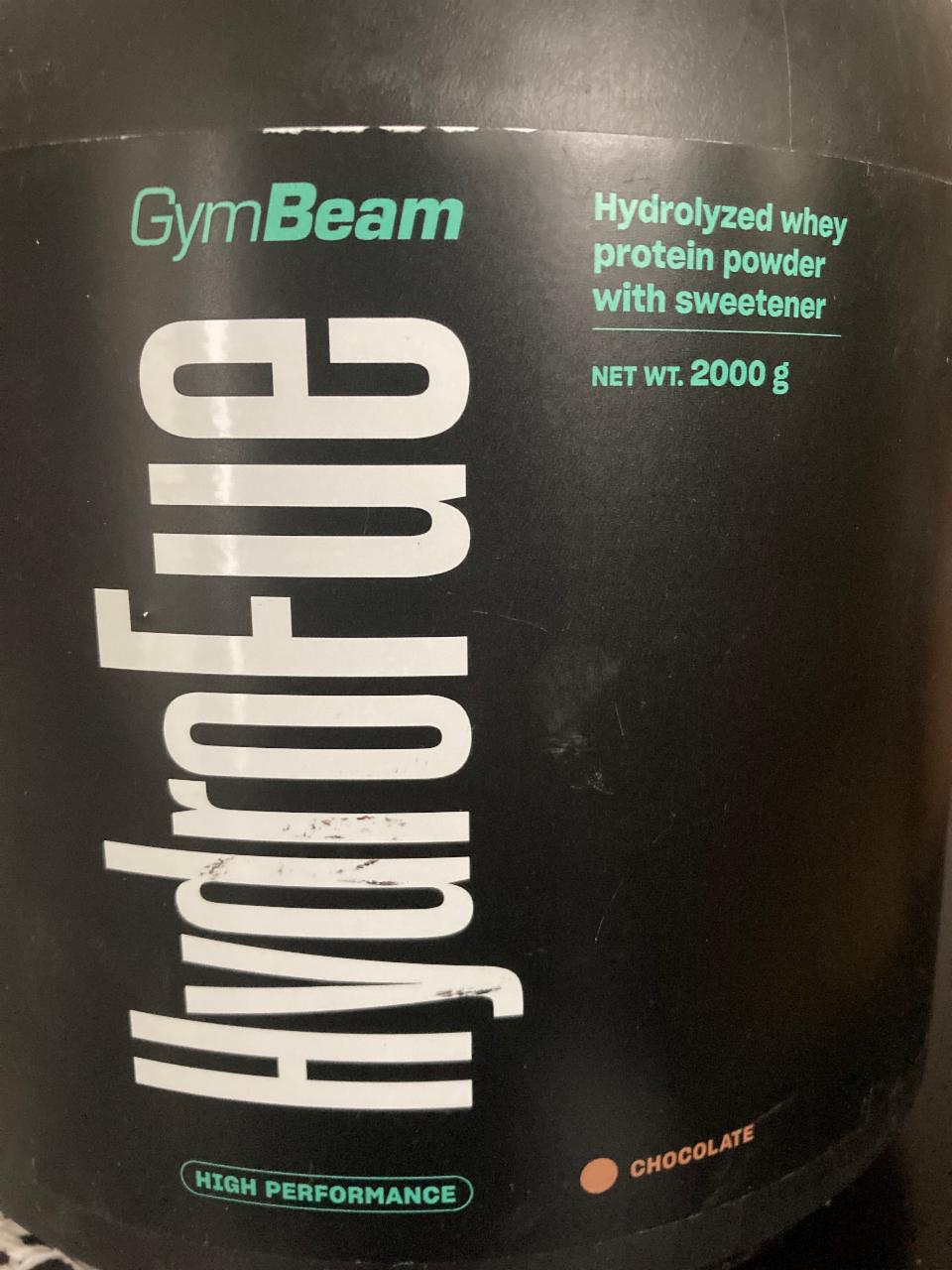 Fotografie - HydroFue Whey protein Chocolate GymBeam