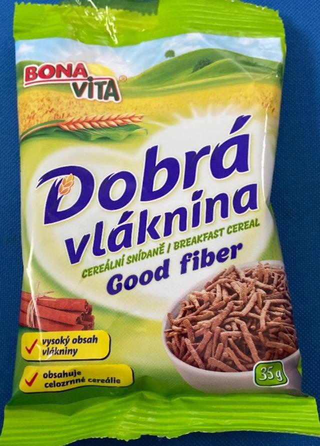 Fotografie - Dobrá vláknina cereální snídaně Bonavita