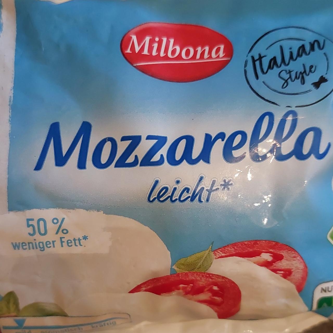 Fotografie - Mozzarella leicht Milbona