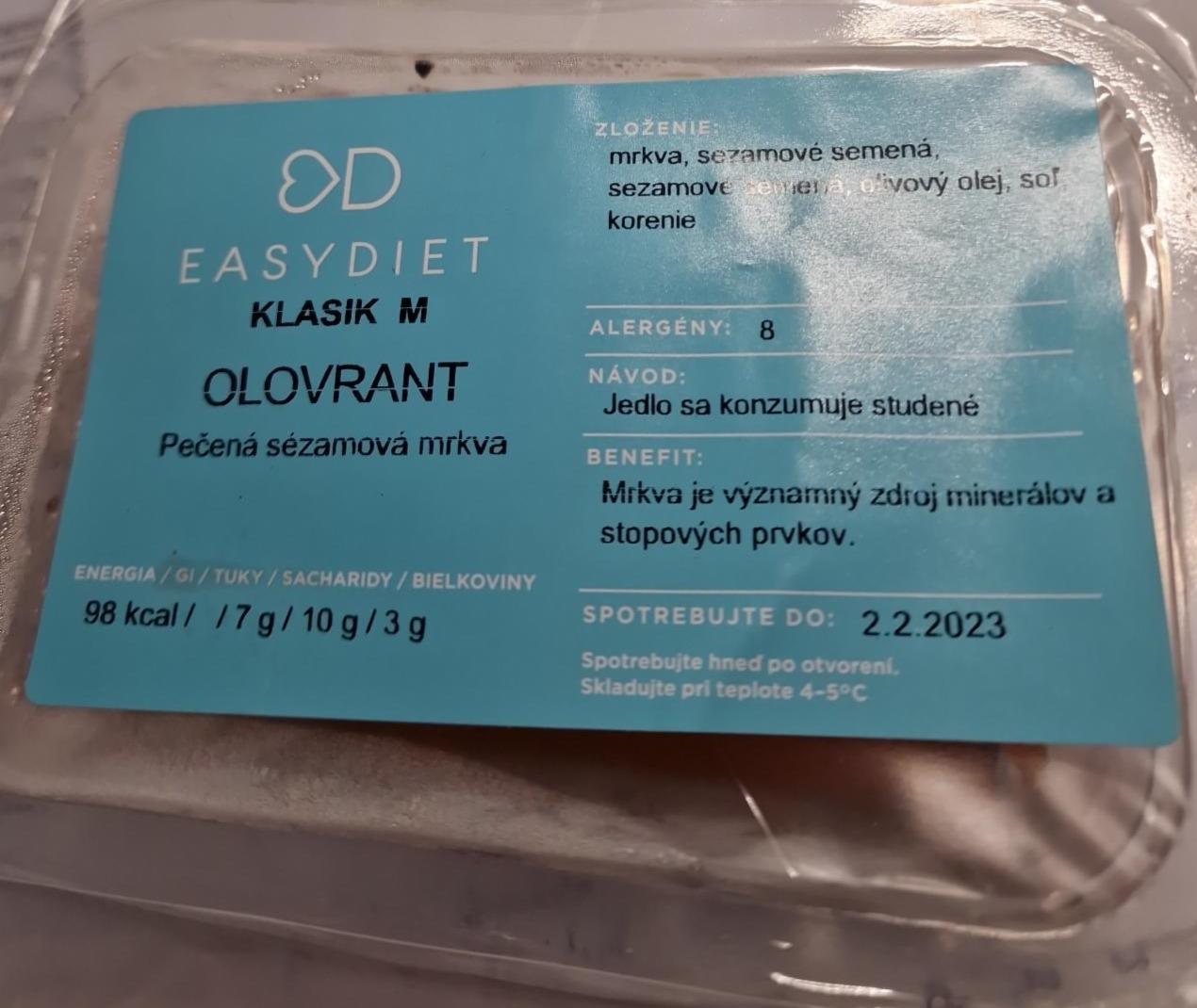 Fotografie - Pečená sezamová mrkva EasyDiet