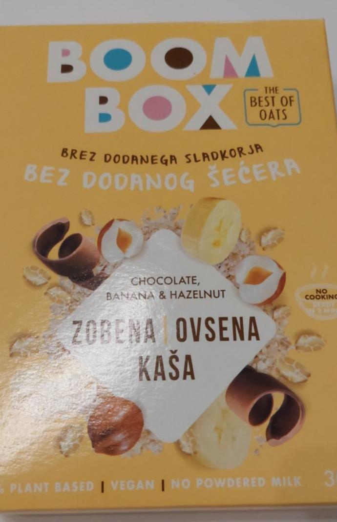 Fotografie - Boom Box Chocolate, Banana & Hazelnut ovsena kaša