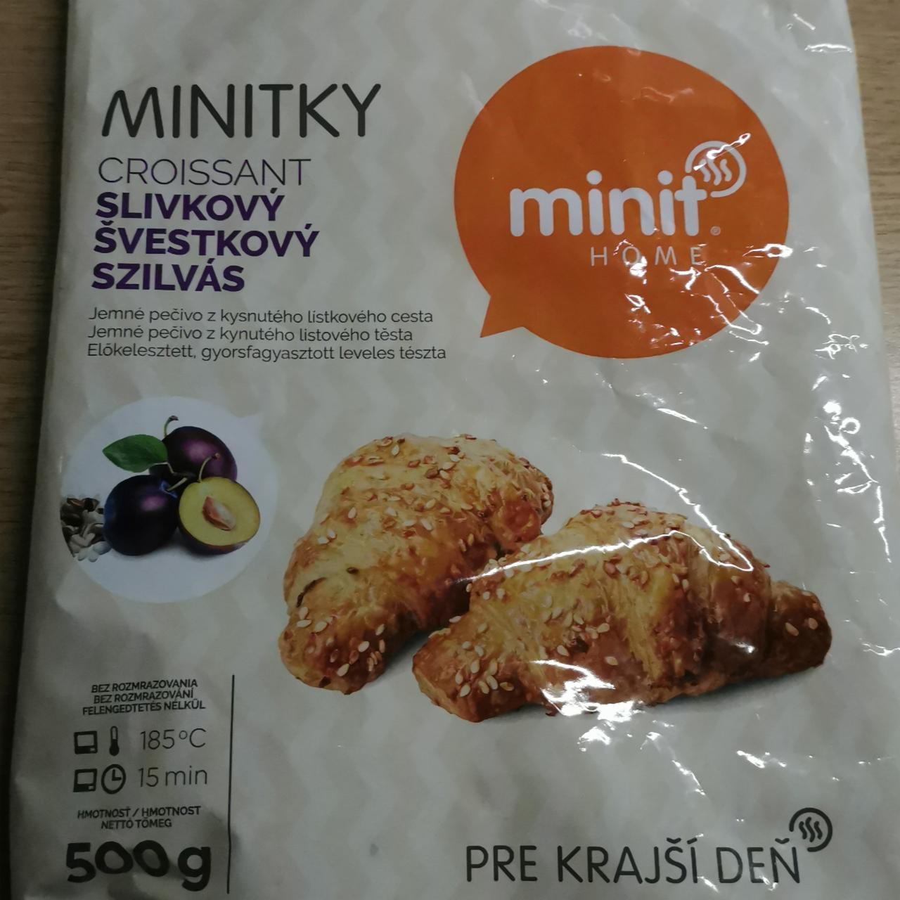 Fotografie - Minitky Croissant slivkový Minit