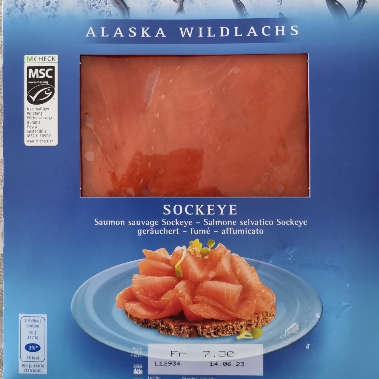 Fotografie - Alaska Wildlachs Sockeye Migros