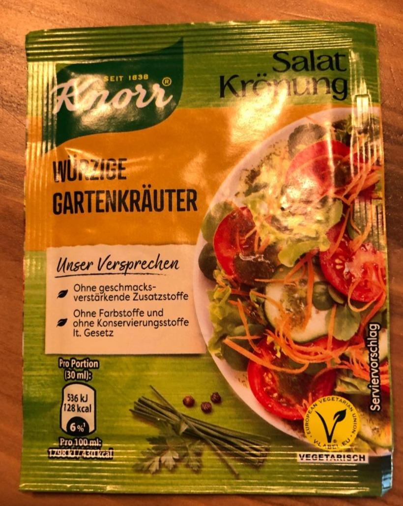 Fotografie - Salat Krönung Würzige Gartenkräuter Knorr
