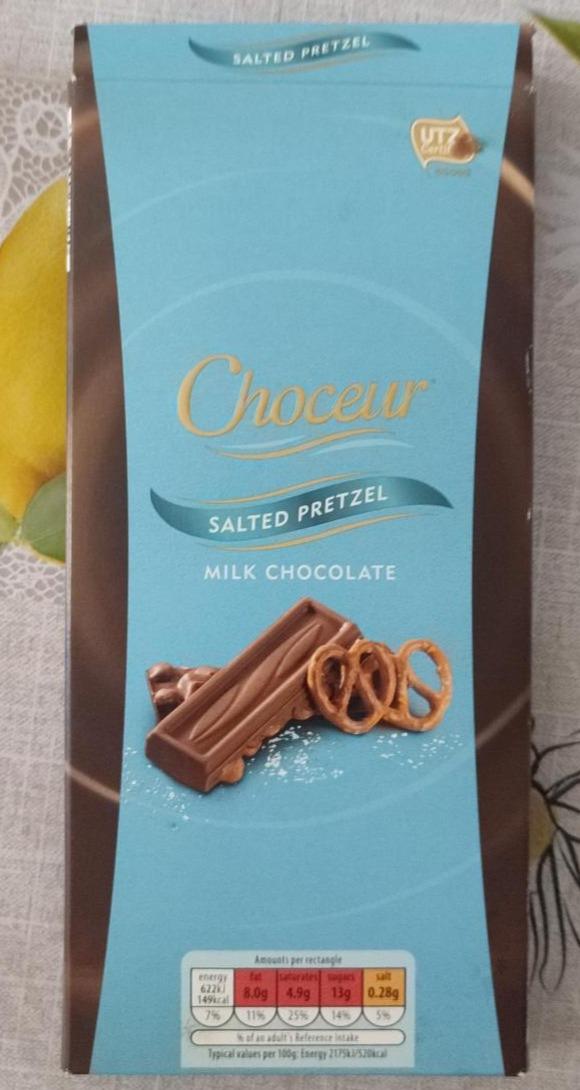 Fotografie - Salted pretzel milk chocolate Choceur