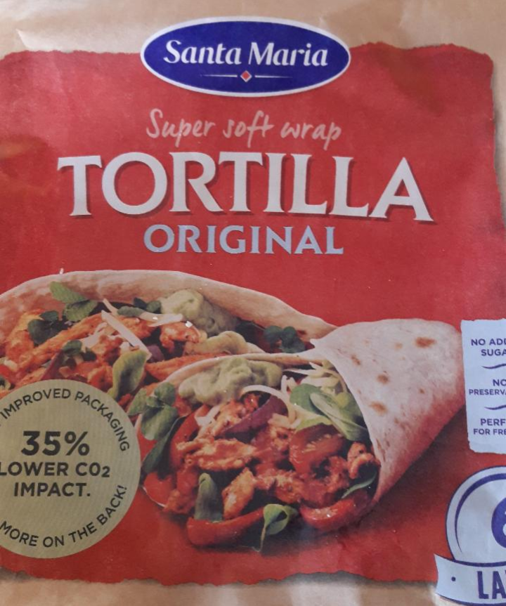 Fotografie - Tortilla original super soft wrap Santa Maria