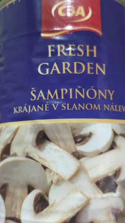 Fotografie - Fresh Garden Šampiňóny krájané v slanom náleve