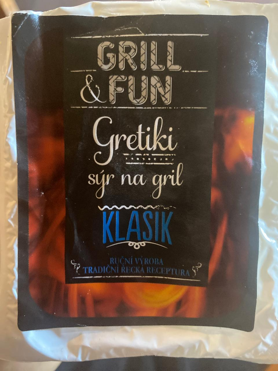 Fotografie - Gretiki sýr na gril klasik Grill & Fun