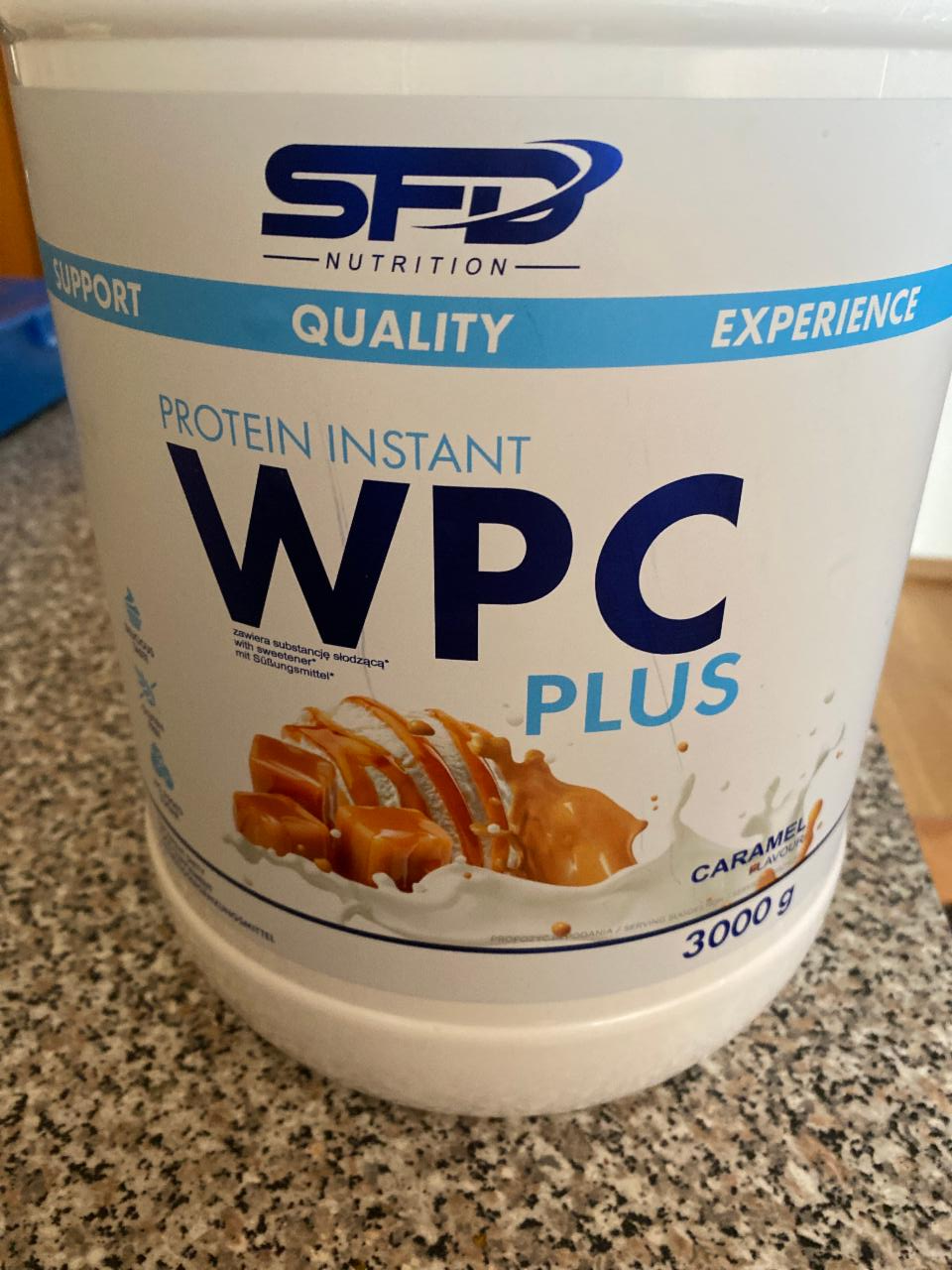 Fotografie - WPC plus protein instant caramel flavour