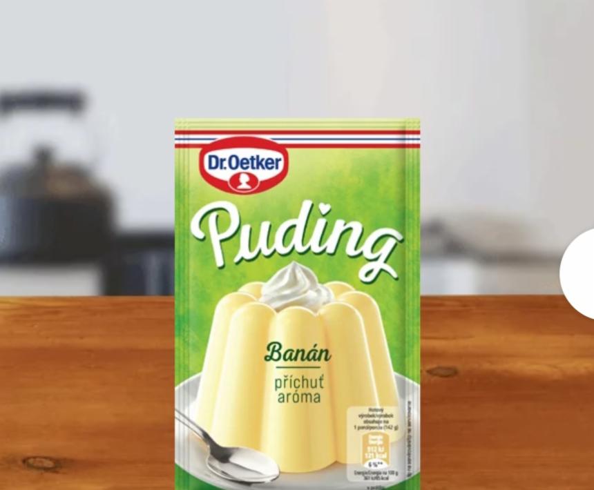 Fotografie - Dr. Oetker banánový puding sypká zmes