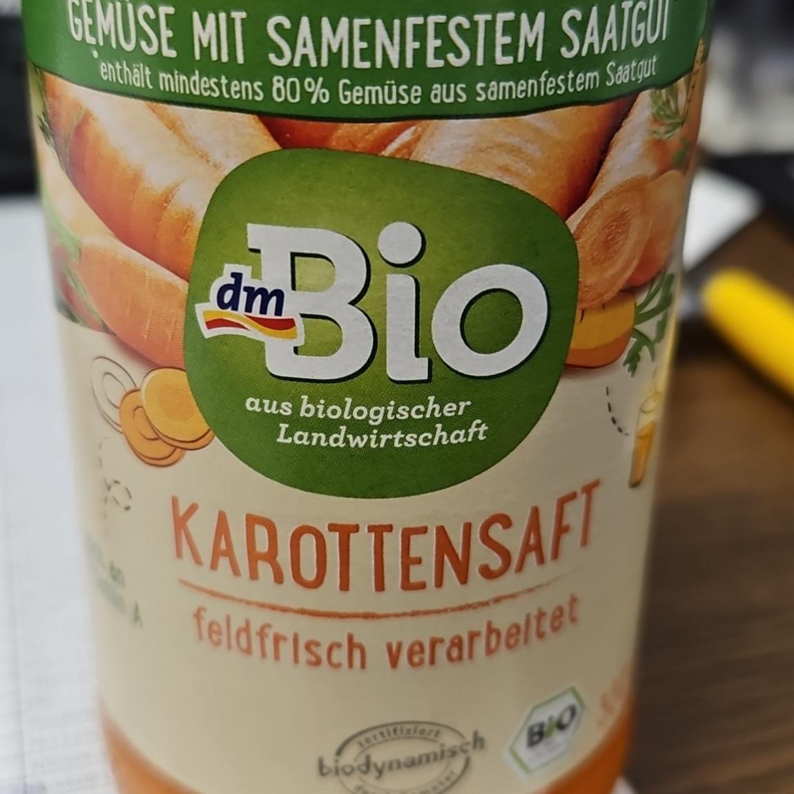 Fotografie - Karottensaft dmBio