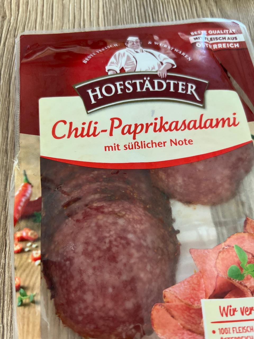 Fotografie - Chili-Paprikasalami Hofstädter