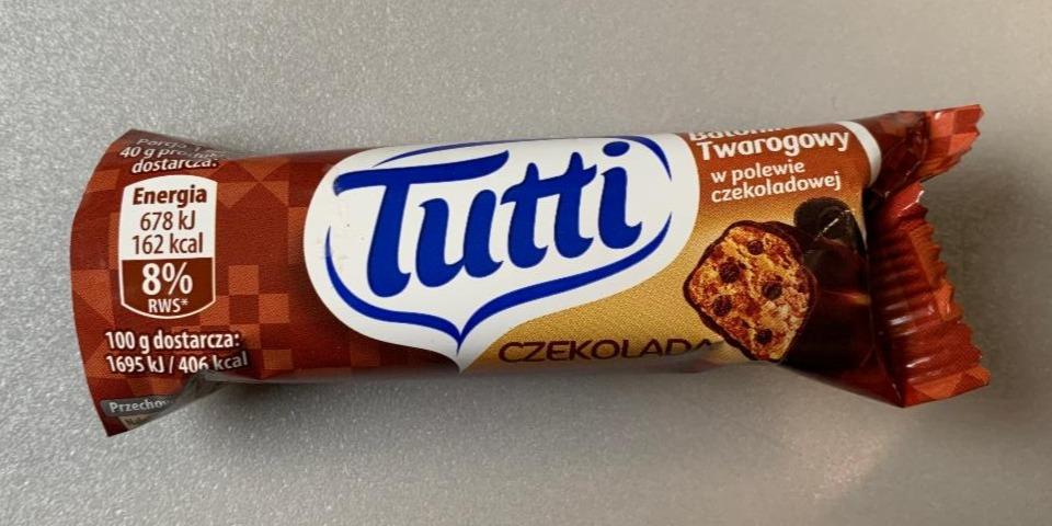 Fotografie - Batonik Twarogowy w polewie czekoladowej Tutti