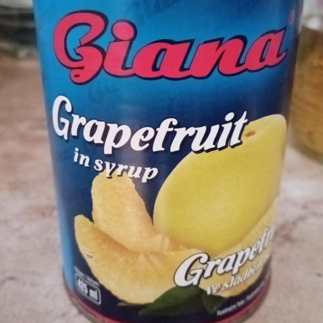 Fotografie - Grapefruit in syrup Giana