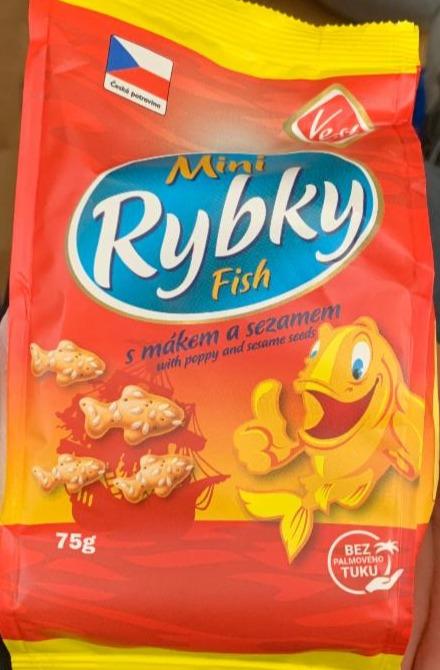 Fotografie - Mini Rybičky Fish s makom a sezamom