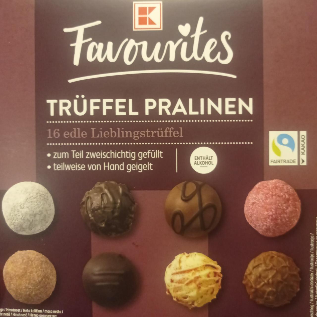 Fotografie - Trüffel Pralinen mit edlen Spirituosen K-Favourites