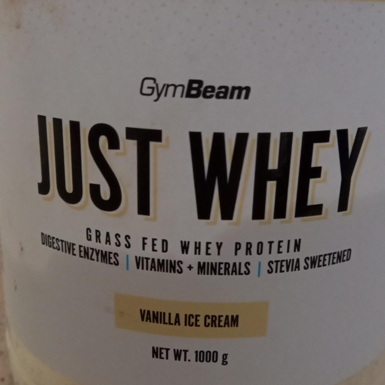 Fotografie - Just Whey Vanilla Ice Cream GymBeam