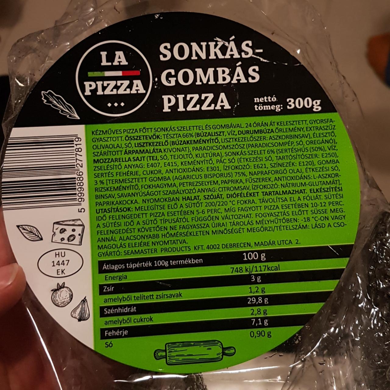 Fotografie - Sonkás-gombás pizza La Pizza