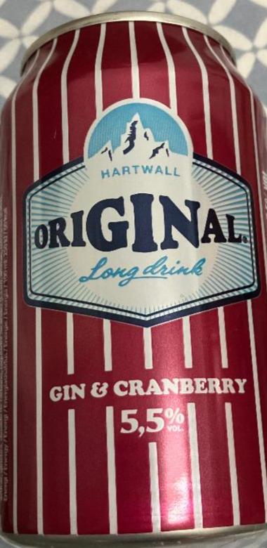 Fotografie - Hartwall original Long Drink (gin & cranberry)