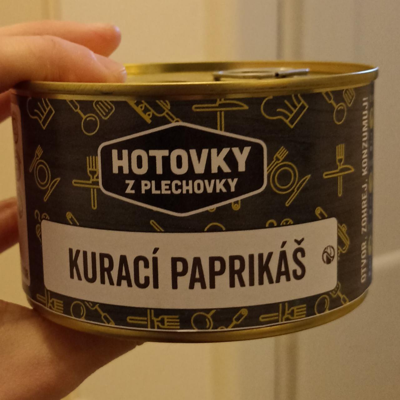 Fotografie - Kurací paprikáš Hotovky z plechovky