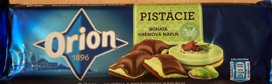 Fotografie - čokoláda Orion pistáciová