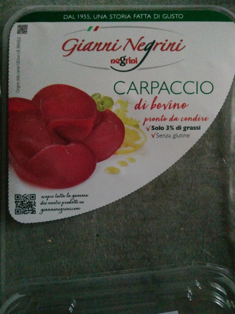 Fotografie - Gianni Negrini Carpaccio di bovino